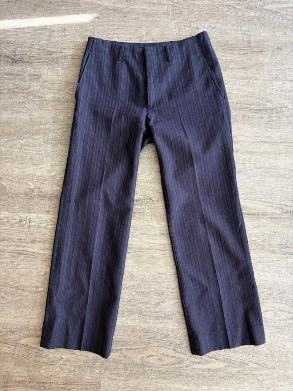 Junya Watanabe Wool Pinstripe Tailored Trousers – Made in Japan – Size M